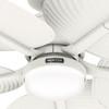 Hunter - 52999 - 52" Ceiling Fan - Tropic View - Matte White