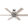 Hunter - 52901 - 52" Ceiling Fan - Fonthill - Brushed Nickel