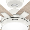 Hunter - 52784 - 52" Ceiling Fan - Georgetown - Fresh White