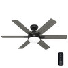 Hunter - 52783 - 52" Ceiling Fan - Georgetown - Matte Black