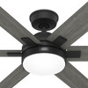 Hunter - 52783 - 52" Ceiling Fan - Georgetown - Matte Black