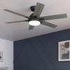 Hunter - 52783 - 52" Ceiling Fan - Georgetown - Matte Black