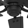 Hunter - 51459 - 52" Ceiling Fan - Windbound - Matte Black