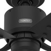Hunter - 51459 - 52" Ceiling Fan - Windbound - Matte Black