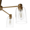 Hunter - 49082 - Five Light Chandelier - Lochemeade - Alturas Gold