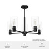 Hunter - 49081 - Five Light Chandelier - Lochemeade - Matte Black