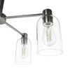 Hunter - 49080 - Five Light Chandelier - Lochemeade - Brushed Nickel