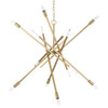Hunter - 48180 - Eight Light Chandelier - Vicontessa - Alturas Gold