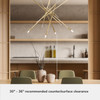Hunter - 48180 - Eight Light Chandelier - Vicontessa - Alturas Gold