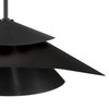 Hunter - 48155 - One Light Pendant - Hiro - Matte Black