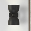 Hunter - 48130 - Two Light Wall Sconce - Erling - Matte Black
