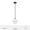 Hunter - 48100 - One Light Pendant - Celestial Valley - Matte Black
