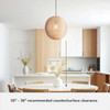 Hunter - 48086 - One Light Pendant - Berkeley - Brushed Nickel