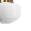 Hunter - 48065 - One Light Flush Mount - Saddle Creek - Alturas Gold