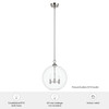 Hunter - 48061 - Three Light Pendant - High Oaks - Brushed Nickel