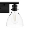 Hunter - 48053 - Three Light Bathroom Vanity - Van Nuys - Matte Black