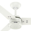 Hunter - 52980 - 60" Ceiling Fan - Cassius - Fresh White