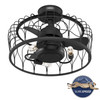 Hunter - 52969 - 20" Ceiling Fan - Rotonda - Matte Black