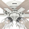 Hunter - 52904 - 52" Ceiling Fan - Fonthill - Fresh White