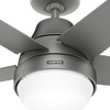 Hunter - 52834 - 60" Ceiling Fan - Aerodyne - Matte Silver
