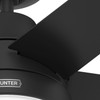 Hunter - 52833 - 60" Ceiling Fan - Aerodyne - Matte Black