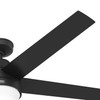 Hunter - 52833 - 60" Ceiling Fan - Aerodyne - Matte Black