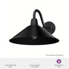 Hunter - 46020 - One Light Outdoor Wall Mount - Skyflow - Matte Black