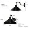 Hunter - 46020 - One Light Outdoor Wall Mount - Skyflow - Matte Black