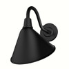 Hunter - 46010 - One Light Outdoor Wall Mount - Cassius - Matte Black