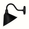 Hunter - 46010 - One Light Outdoor Wall Mount - Cassius - Matte Black