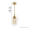 Hunter - 13236 - One Light Pendant - Beverly Glen - Luxe Gold