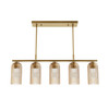 Hunter - 13233 - Five Light Chandelier - Beverly Glen - Luxe Gold