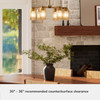 Hunter - 13230 - Six Light Chandelier - Beverly Glen - Luxe Gold