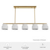 Hunter - 13180 - Five Light Chandelier - Harlowe - Luxe Gold