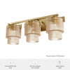 Hunter - 13156 - Three Light Bathroom Vanity - Ontario - Luxe Gold