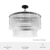 Hunter - 13143 - Six Light Chandelier - Ontario - Matte Black