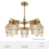 Hunter - 13138 - Five Light Chandelier - Ontario - Luxe Gold