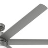 Hunter - 59629 - 72" Ceiling Fan - Solaria - Matte Silver