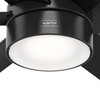 Hunter - 59628 - 72" Ceiling Fan - Solaria - Matte Black