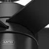 Hunter - 59628 - 72" Ceiling Fan - Solaria - Matte Black