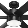Hunter - 59624 - 60" Ceiling Fan - Solaria - Matte Black