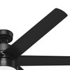 Hunter - 59624 - 60" Ceiling Fan - Solaria - Matte Black