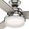 Hunter - 59459 - 60" Ceiling Fan - Sentinel - Brushed Nickel