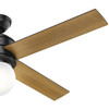 Hunter - 59321 - 52" Ceiling Fan - Hepburn - Matte Black