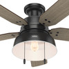 Hunter - 59310 - 52" Ceiling Fan - Mill Valley - Matte Black