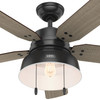 Hunter - 59307 - 52" Ceiling Fan - Mill Valley - Matte Black