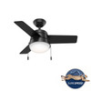 Hunter - 59302 - 36" Ceiling Fan - Aker - Matte Black