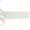 Hunter - 59301 - 36" Ceiling Fan - Aker - Fresh White