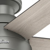Hunter - 59270 - 46" Ceiling Fan - Anslee - Matte Silver