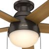 Hunter - 59268 - 46" Ceiling Fan - Anslee - Premier Bronze